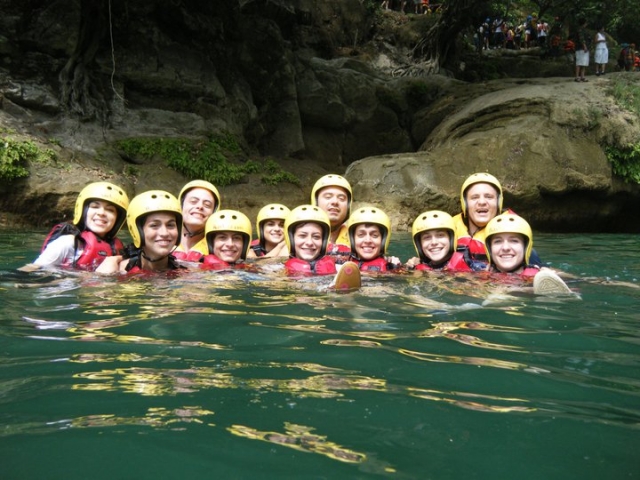  Group in the water 